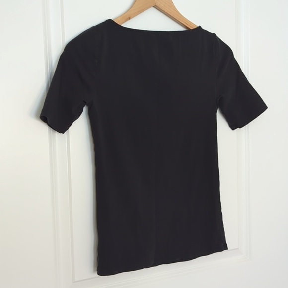 Ralph Lauren Black Boat Neck Top - Picture 4 of 5